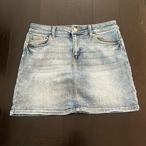tillys jean skirt